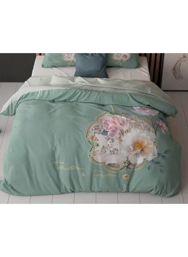 Sleeptime Dekbedovertrek Lyra Groen - Microvezel