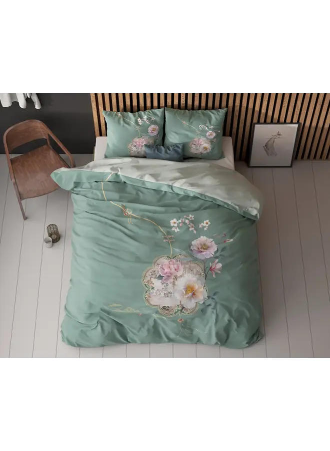 Sleeptime Dekbedovertrek Lyra Groen - Microvezel