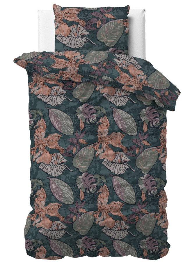 Sleeptime Dekbedovertrek Tushy Groen - Microvezel