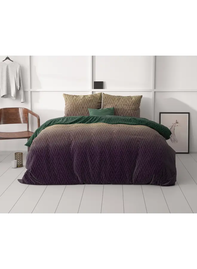 Sleeptime Dekbedovertrek Warm Knits Bruin - Microvezel