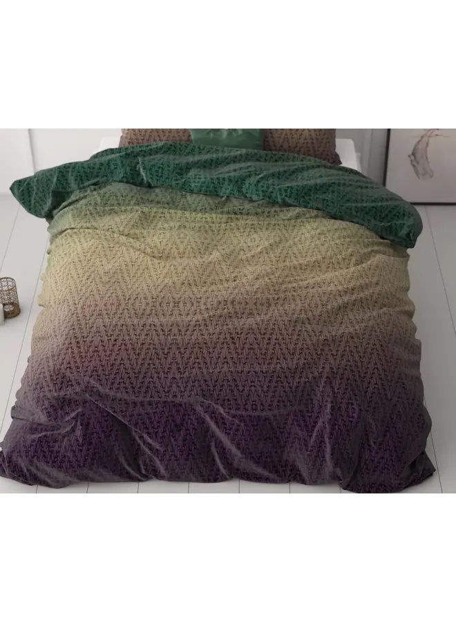 Sleeptime Dekbedovertrek Warm Knits Bruin - Microvezel