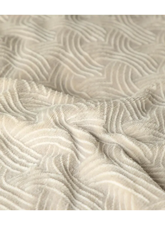 Sleeptime Dekbedovertrek Art Beige - Flanel