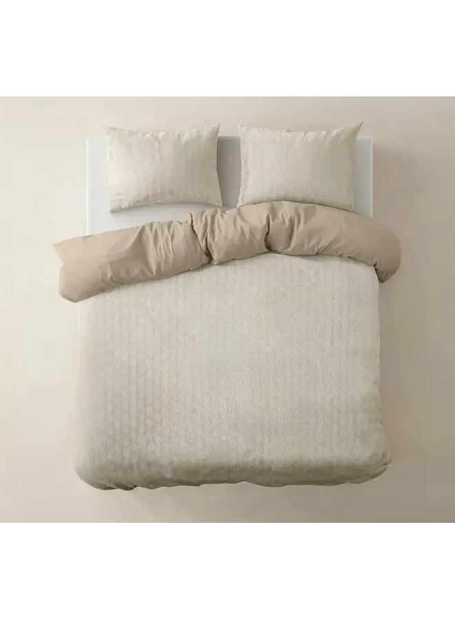 Sleeptime Dekbedovertrek Art Beige - Flanel