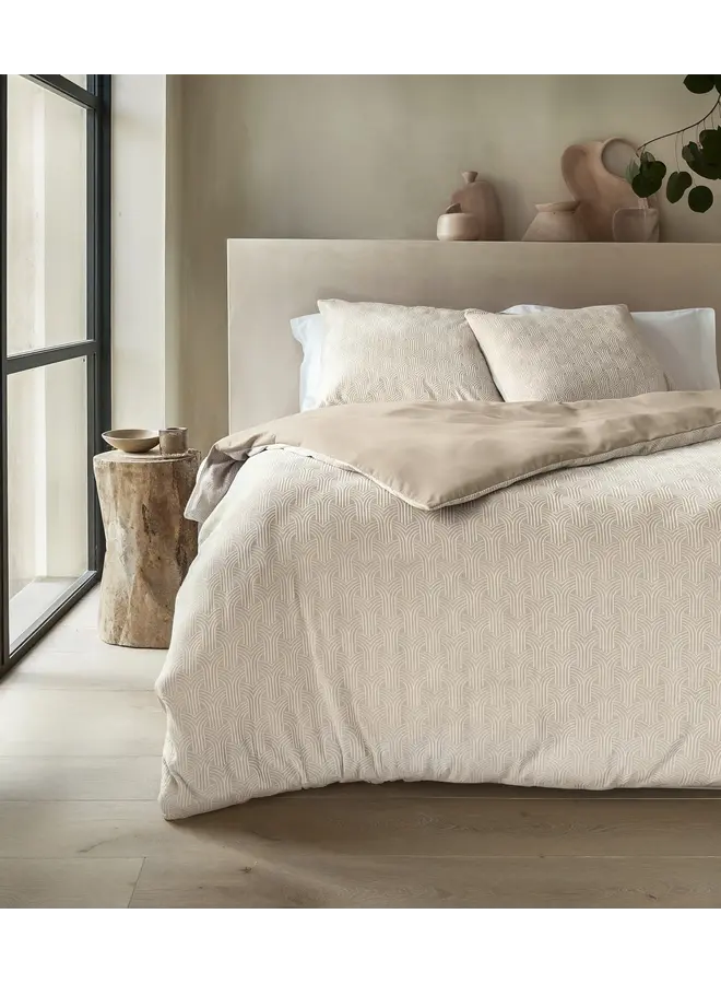 Sleeptime Dekbedovertrek Art Beige - Flanel