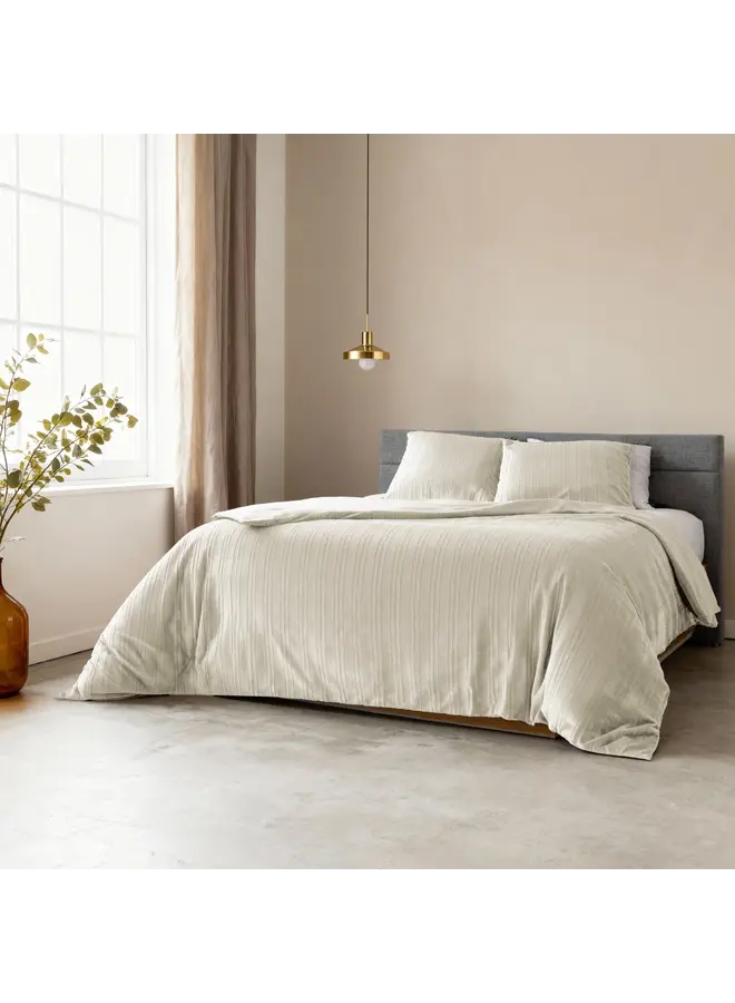 Sleeptime Dekbedovertrek Velvet Lining Beige - Velvet