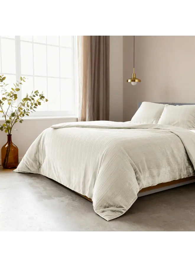 Sleeptime Dekbedovertrek Velvet Lining Beige - Velvet