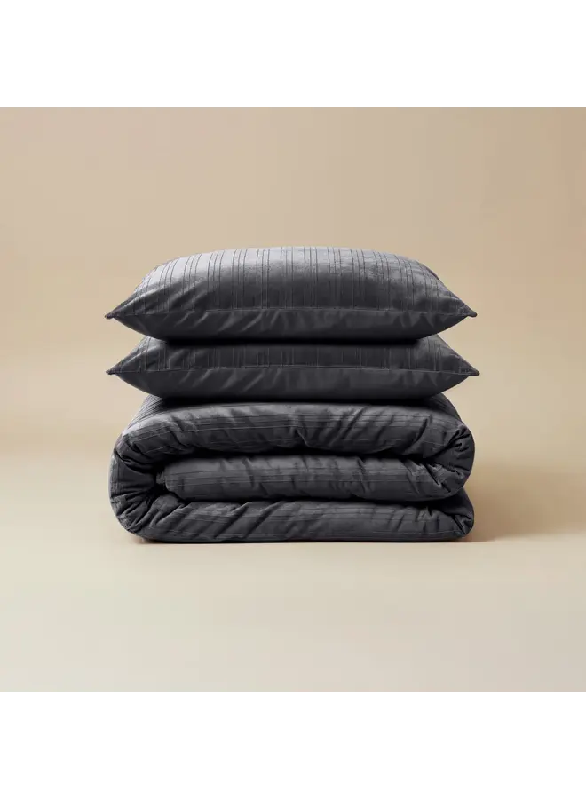 Sleeptime Dekbedovertrek Velvet Lining Zwart - Velvet