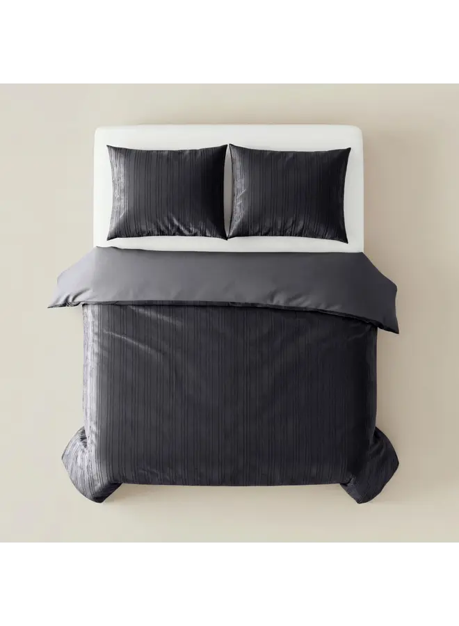 Sleeptime Dekbedovertrek Velvet Lining Zwart - Velvet