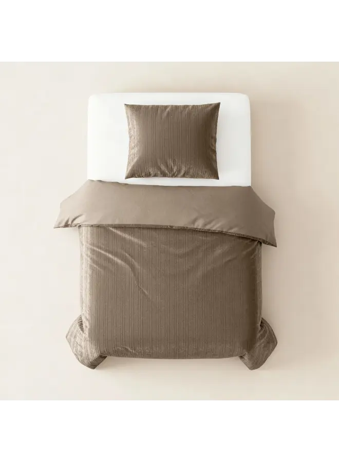 Sleeptime Dekbedovertrek Velvet Lining Taupe - Velvet