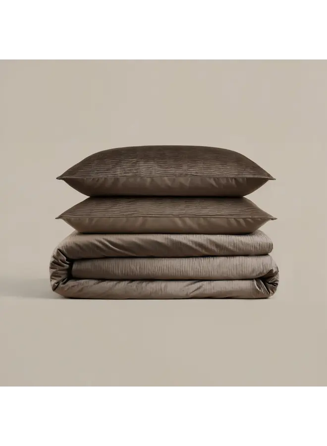 Sleeptime Dekbedovertrek Velvet Cartier Taupe - Velvet