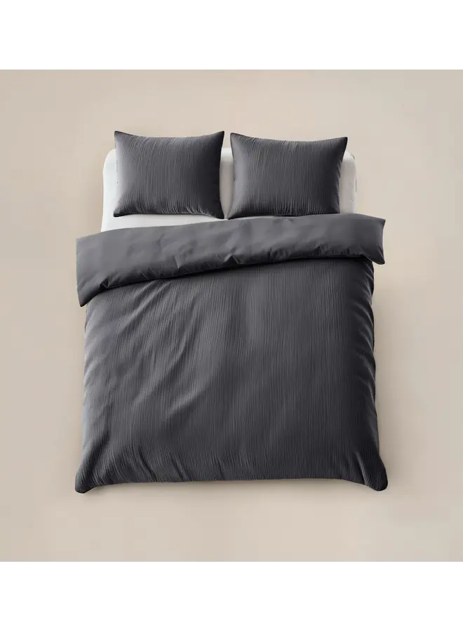 Sleeptime Dekbedovertrek Velvet Cartier Antraciet - Velvet