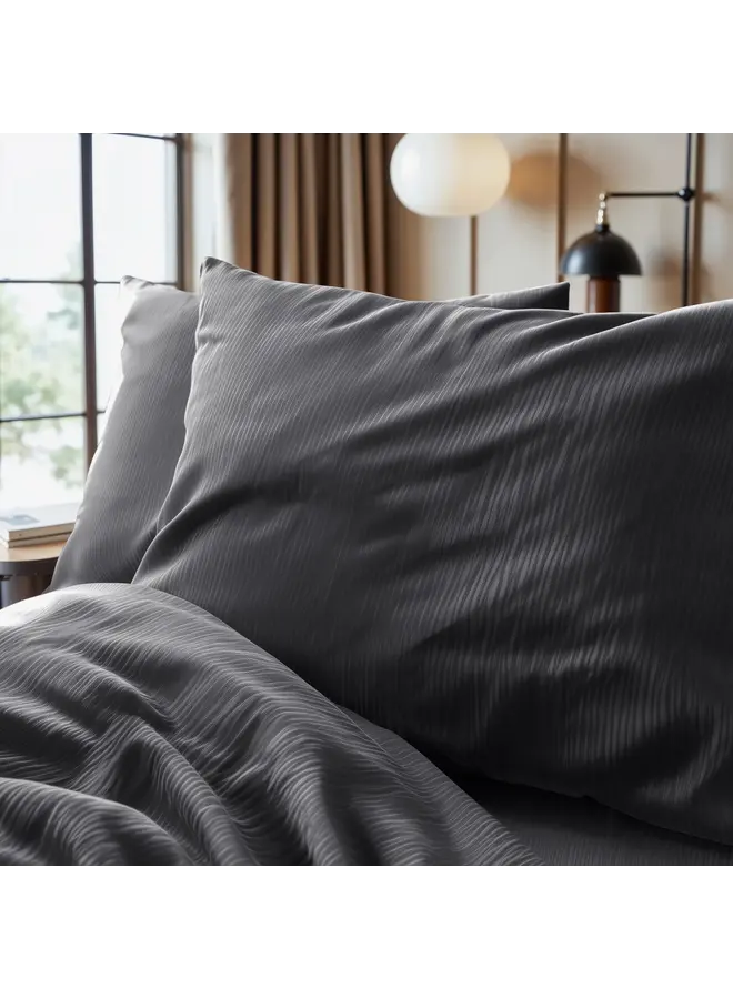 Sleeptime Dekbedovertrek Velvet Cartier Antraciet - Velvet