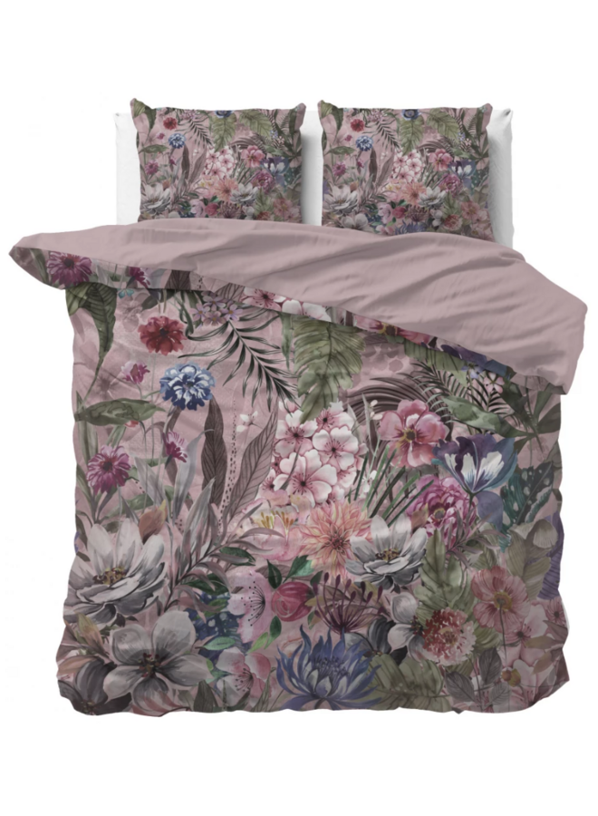Dekbedovertrek Tess roze - Microvezel PL3