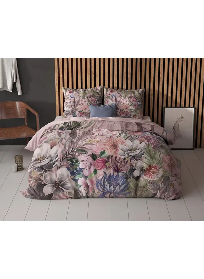 Sleeptime Dekbedovertrek Tess roze - Microvezel