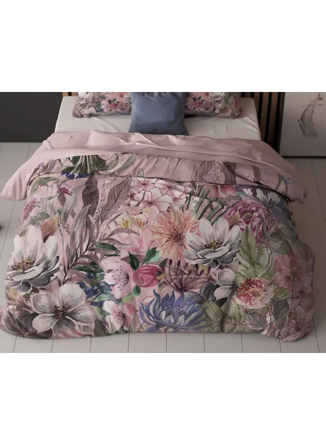 Sleeptime Dekbedovertrek Tess roze - Microvezel