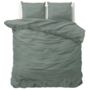 Dreamhouse Dekbedovertrek Stone Washed Uni Groen - Katoen