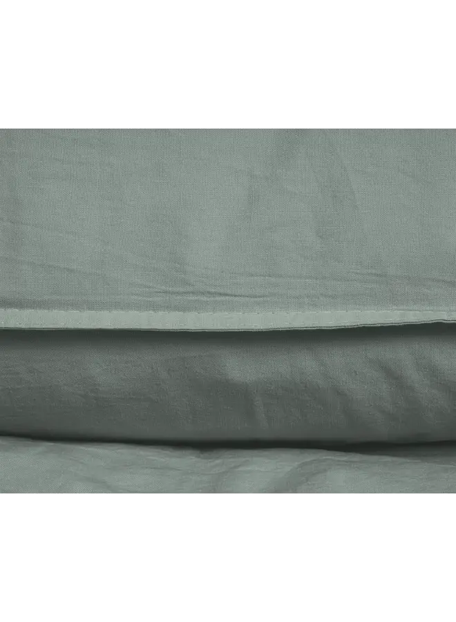 Dreamhouse Dekbedovertrek Stone Washed Uni Groen - Katoen