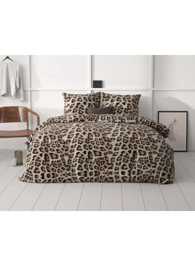 Sleeptime Dekbedovertrek Deep Panther Bruin - Microvezel