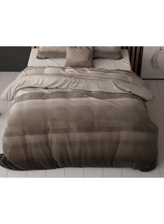 Sleeptime Dekbedovertrek Marcus Taupe - Blended Katoen