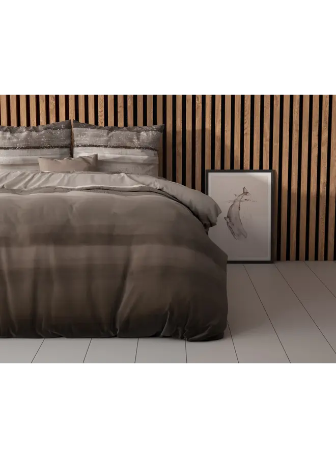 Sleeptime Dekbedovertrek Marcus Taupe - Blended Katoen