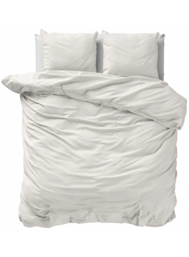 Dekbedovertrek Mousseline Perkal Creme - Mousseline Katoen PL1