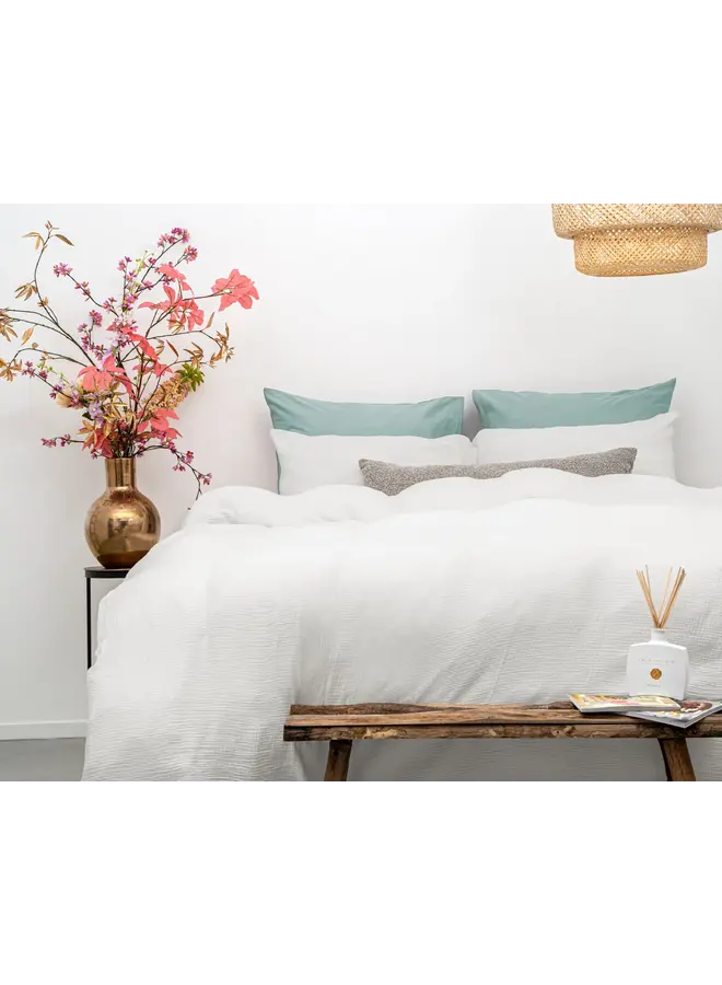 Dreamhouse Dekbedovertrek Mousseline Percaline Off Wit - Perkal Katoen