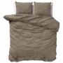 Dreamhouse Dekbedovertrek Mousseline Perkal Taupe - Percaline Katoen