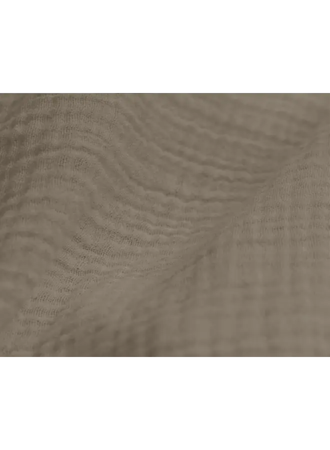 Dreamhouse Dekbedovertrek Mousseline Perkal Taupe - Percaline Katoen