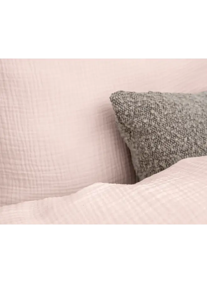 Dreamhouse Dekbedovertrek Mousseline Perkal Roze - Percaline Katoen