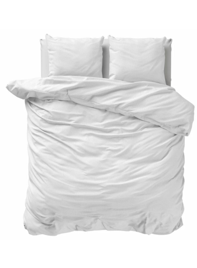 Dekbedovertrek Mousseline Perkal Wit - Percaline Katoen