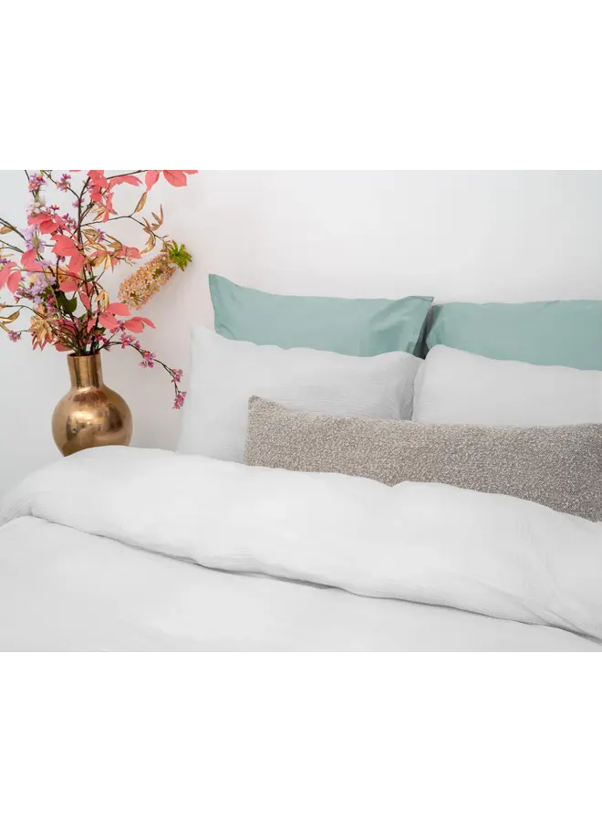 Dreamhouse Dekbedovertrek Mousseline Perkal Wit - Percaline Katoen