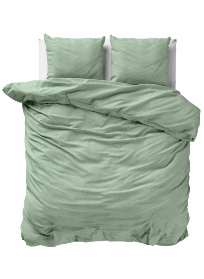 Dreamhouse Dekbedovertrek Mousseline Groen - Percaline Katoen