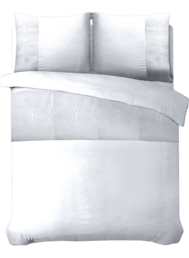 Sleeptime Dekbedovertrek Berlin Wit - Microvezel