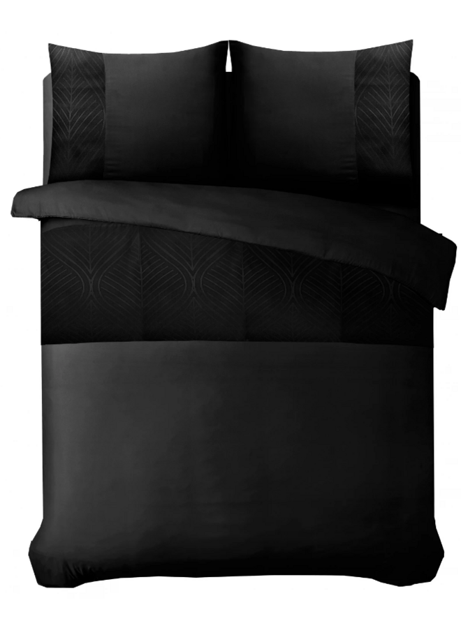 Dekbedovertrek Berlin Zwart - Microvezel