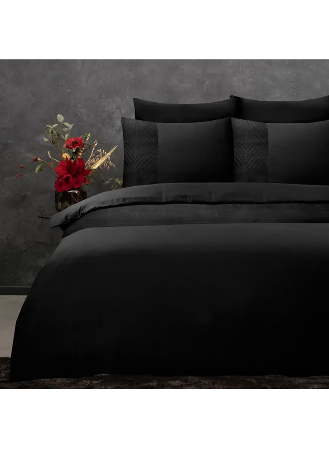 Sleeptime Dekbedovertrek Berlin Zwart - Microvezel