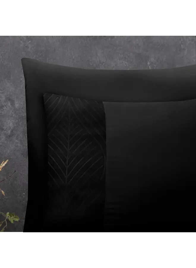 Sleeptime Dekbedovertrek Berlin Zwart - Microvezel