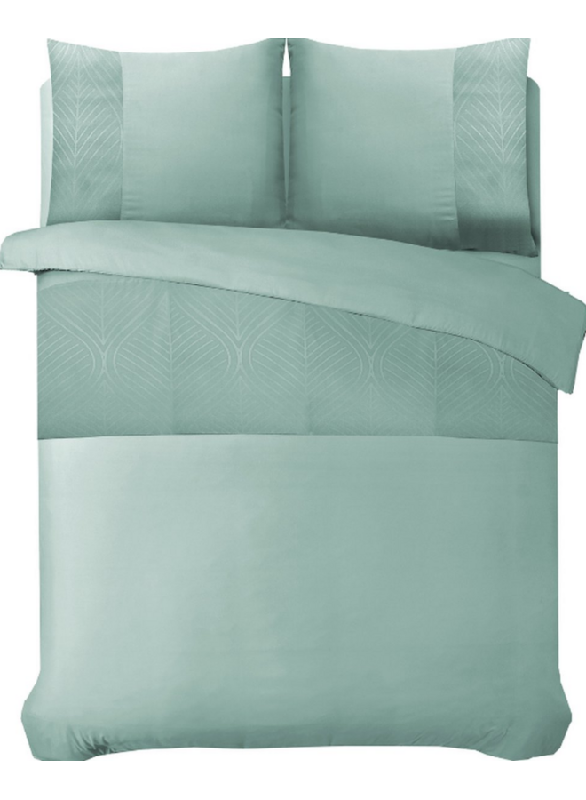 Dekbedovertrek Berlin Mint Groen - Microvezel
