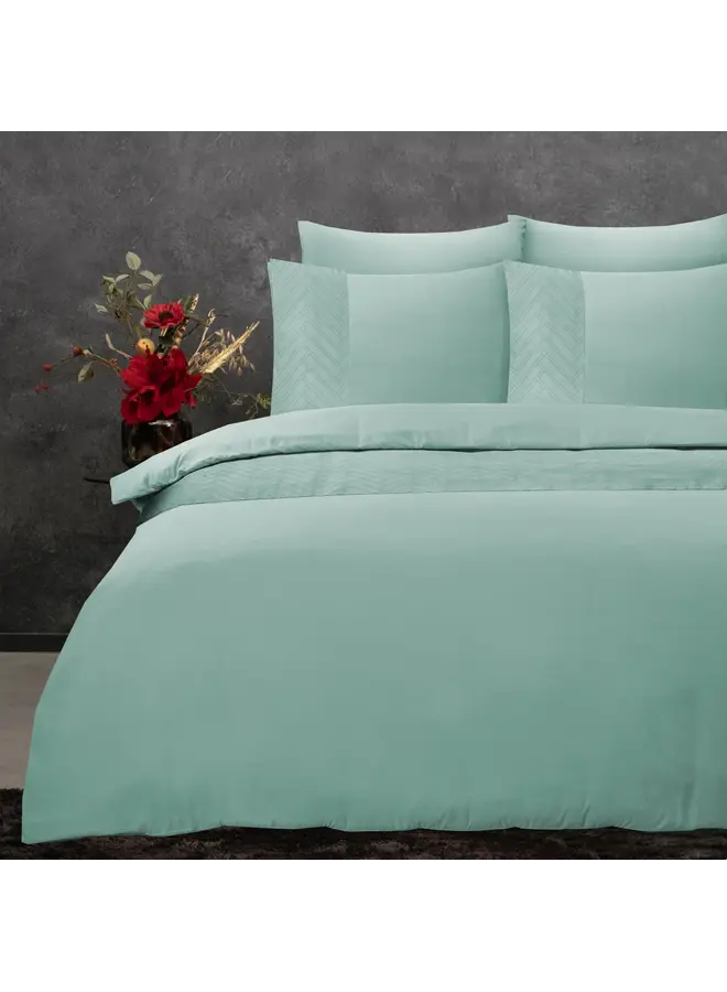 Sleeptime Dekbedovertrek Valencia Mint Groen - Microvezel