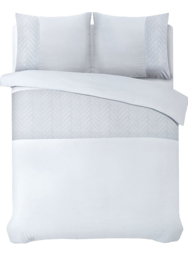 Dekbedovertrek Valencia Wit - Microvezel PL1