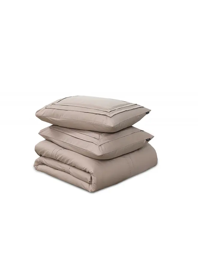 Sleeptime Dekbedovertrek Tailored Taupe - Microvezel