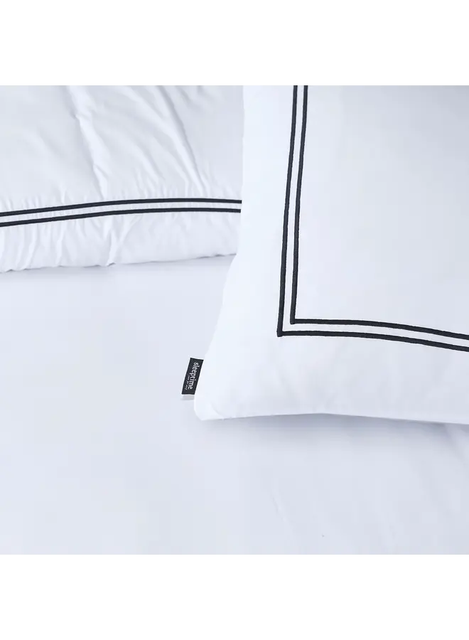 Sleeptime Dekbedovertrek Brata Wit - Microvezel