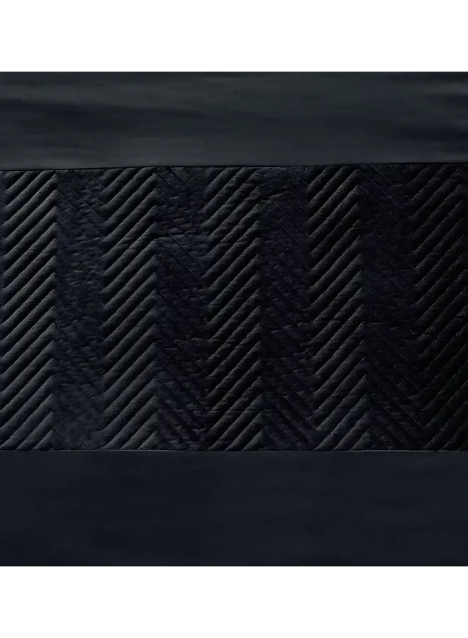 Sleeptime Dekbedovertrek Velvet Crossline Zwart - Microvezel