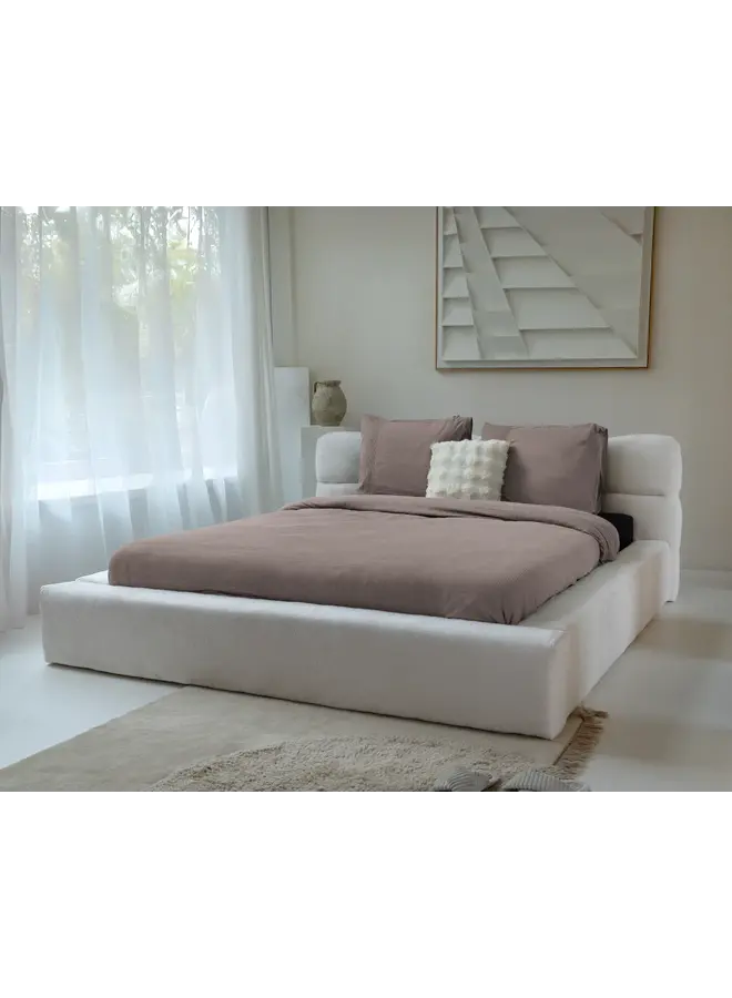 Primaviera Deluxe Dekbedovertrek Waffle Taupe - Perkal Katoen