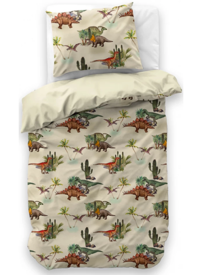 Little Monster Dekbedovertrek Kids Bamdino Groen - Microvezel