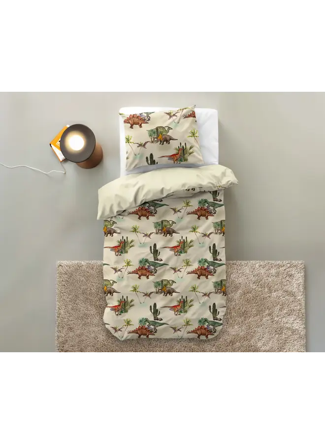 Little Monster Dekbedovertrek Kids Bamdino Groen - Microvezel