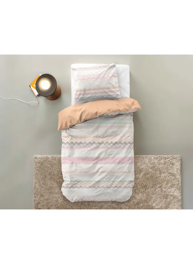 Little Monster Dekbedovertrek Kids Elaya Roze - Microvezel