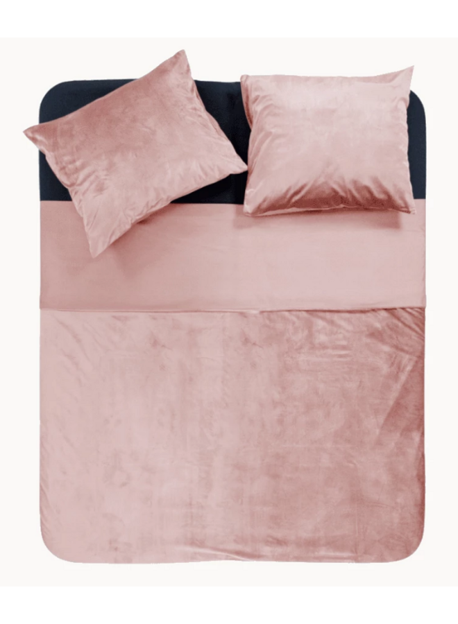 Dekbedovertrek Velvet Piping Roze - Velvet