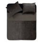 Sleeptime Dekbedovertrek Velvet Piping Deep Taupe - Velvet