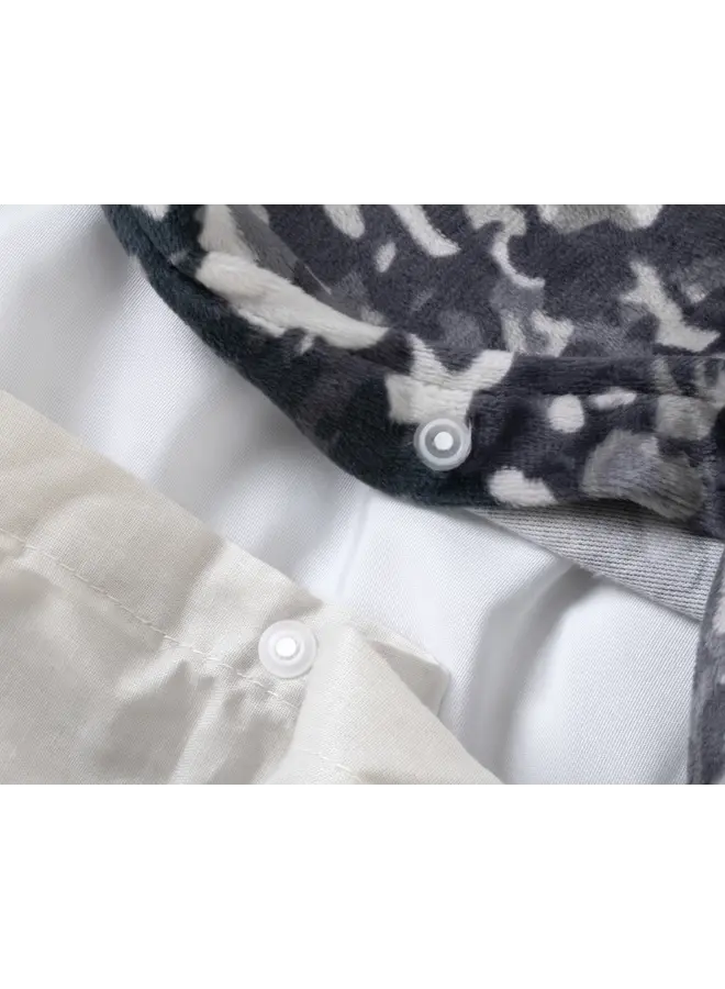 Dreamhouse Dekbedovertrek Signature Emma Antraciet - Velvet