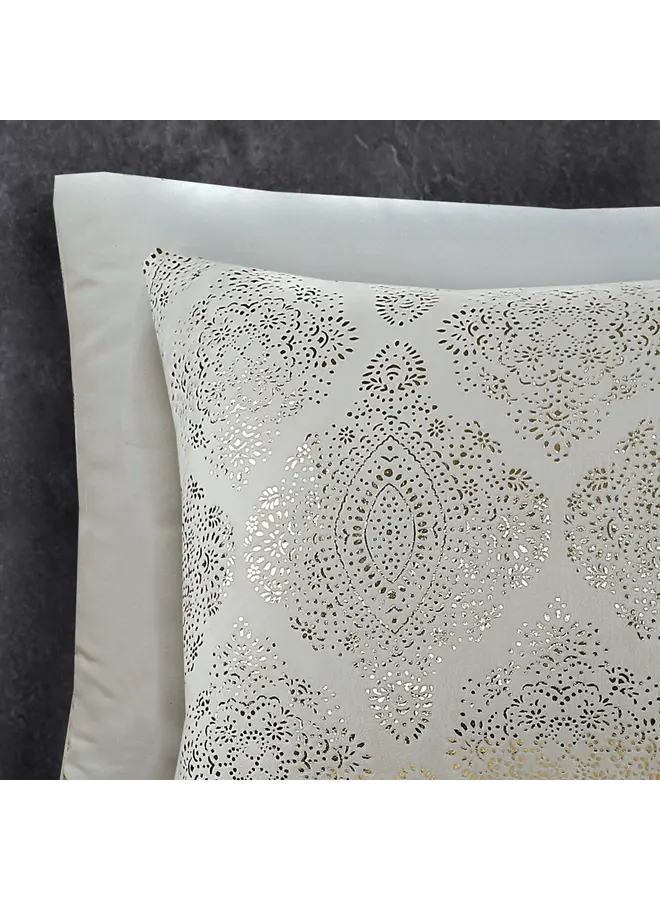 Sleeptime Dekbedovertrek Glamour Art Foil Creme - Flanel Fleece